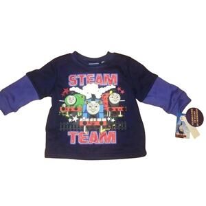 Thomas & Friends Baby 12M Steam Team Pullover Sweatshirt NWT